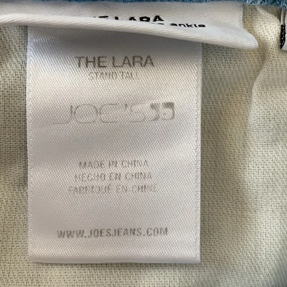 JOE’S JEANS The Lara Mid Rise Cigarette ankle jeans in stand tall size 30 - Picture 13 of 13